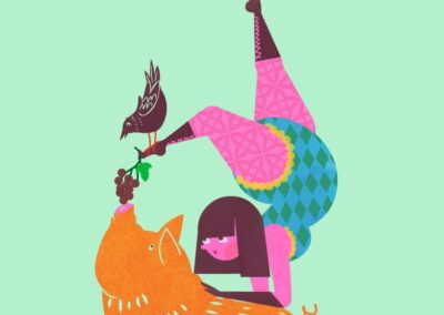 Farmyard Cheerleading Pyramid